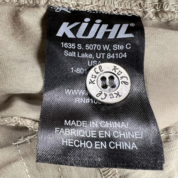 Kuhl Resistor Air Roll-Up Short Adjustable Cargo Crop Pant/Bermuda Tan Size 6 - Picture 7 of 12